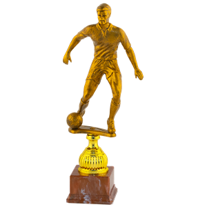 26791/B trofeum piłka nożna 47cm /postument brązowy/