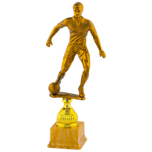 26791/G trofeum piłka nożna 47cm /postument złoty/