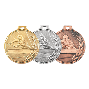 E7 Tenis stołowy medal srebro 50mm 