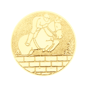 G6 Emblemat 50mm skoki przez przeszkody złoto