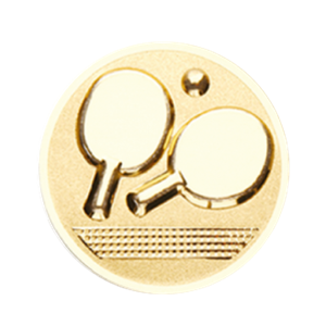 J10 Emblemat 50mm t. stołowy 3D złoto