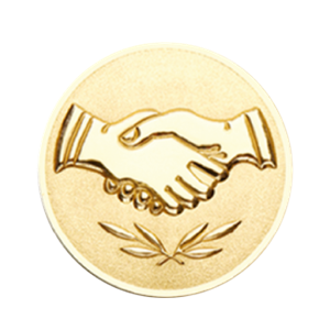 K10 Emblemat 25mm ręce 3D