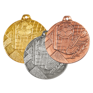 K5 Medal Piłka Nożna srebro 5cm 