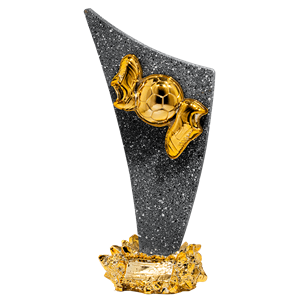 statuetka odlewana bramkarz N136-2, H-39cm 