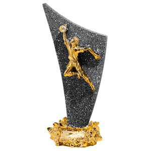 statuetka odlewana bramkarz N136-6, H-39cm 