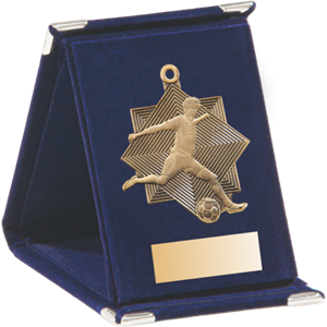 Q8/B - 58x59mm medal brąz piłka nożna