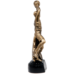 RF85530 statuetka odlew piłka nożna bramkarz 25cm