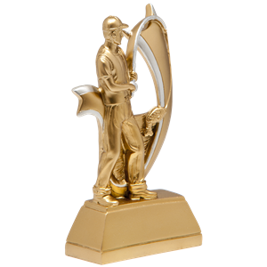 RF85625 statuetka odlew wędkarz 17.5cm