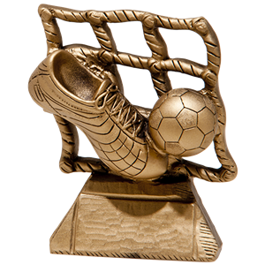 RFN51 brąz odlew statuetka piłka nożna 16cm - Prestige Rete