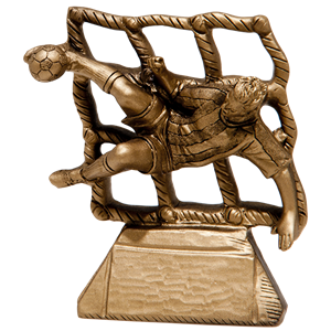 RFN54 brąz odlew statuetka piłka nożna 15cm - Prestige Rete