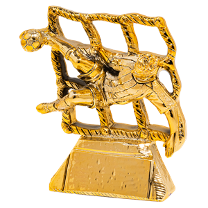 RFN54 złoty odlew statuetka piłka nożna 15cm - Prestige Rete
